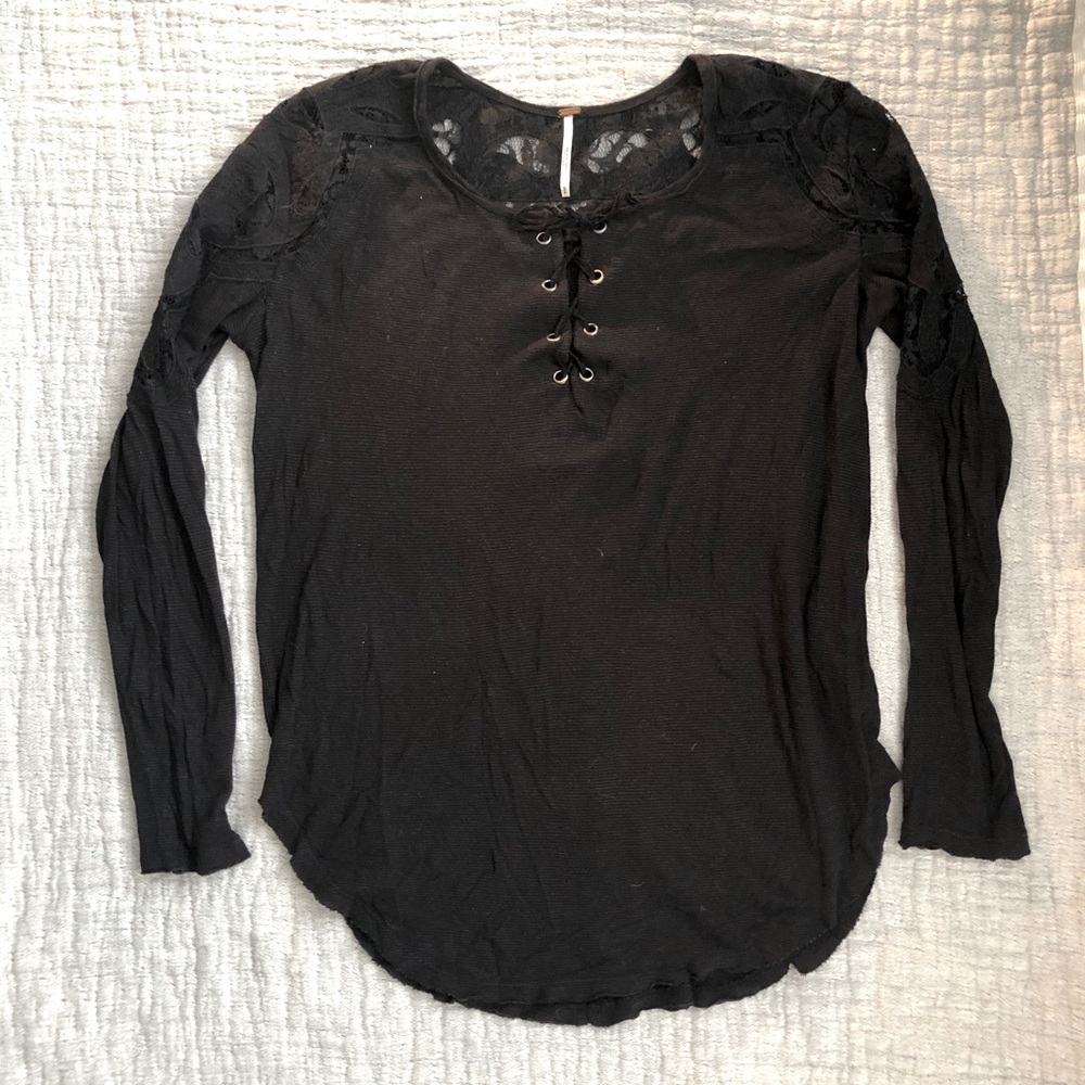 Free People Long-sleeve w/lace